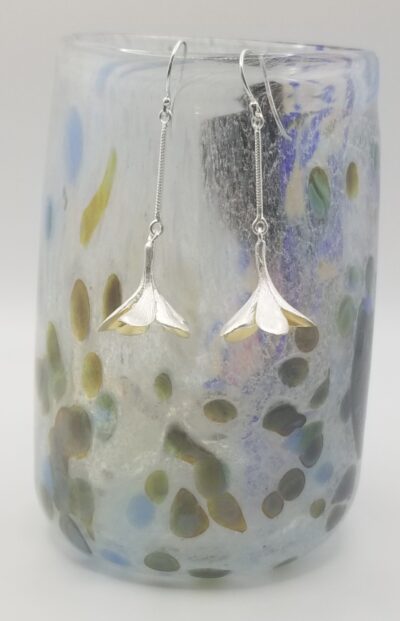 Plumeria Drop Earring SS