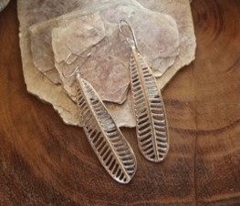 Open Leaf Earring